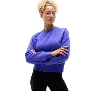 Athleta Women’s Forever Fleece Relaxed Crew Sweatshirt Size 1X *NEW